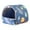 Blue, variant on Ympkerial Cozy Small Animal Bed House Hideout with Tunnel Washable Fleece for Guinea Pigs Rabbits Hedgehogs Ferrets Chinchillas and Hamsters Indoor Use