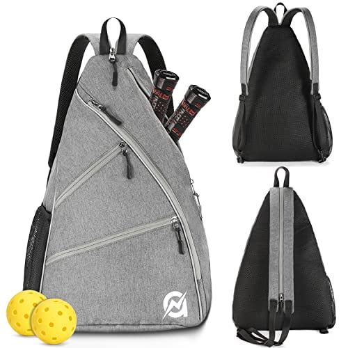Bolso de Pickleball A11N SPORTS Reversible Cruzado Mochila para Mujeres y Hombres Carbón Vegetal
