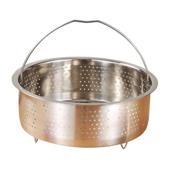Cesta de vapor de acero inoxidable, colador para lavar arroz, inserto para vaporera, olla arrocera 22x95 cm
