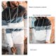 thumbnail image 5 of Hombres Fuzzy Jersey Casual Suelto Cordón Elegante Manga Larga Sudadera Con Capucha De Lana Para Clima Frío Azul XL, 5 of 5