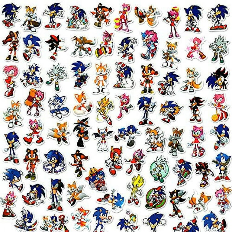 Sonic Skateboard Stickers, Sonic Motorcycle Stickers