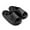 Black, variant on Gustave Non Slip House Slippers Shower Shoes for Women Men, Open Toe Clouds Slides Thick Sole Quick Drying Bathroom Sandals with Drain Holes for Home Indoor Outdoor
