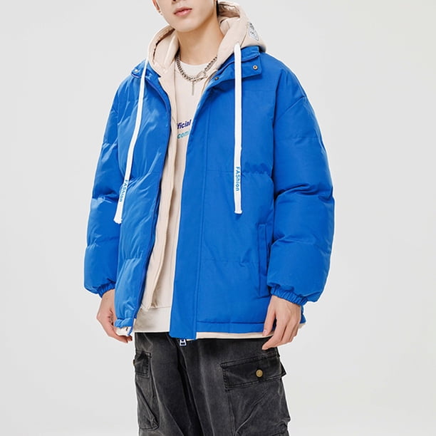Xihbxyly Chaqueta con Capucha para Hombre, Abrigo Informal Holgado con Cremallera, Ligera y Resistente Al Viento, con Dos Bolsillos Delanteros, Ideal para Escalada, Senderismo y Viajes. Ideal para Pr