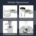thumbnail image 4 of DITRON Digital Caliper 150mm/6" Large LCD Screen Electronic Digital Caliper Stainless Steel Metal Digital Vernier Caliper, 4 of 5