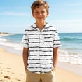 thumbnail image 2 of T-Shirt à Col Rabattu à Manches Courtes pour Garçons et Filles, Haut Imprimé Doux et Respirant pour Fête Décontractée, 2 of 8