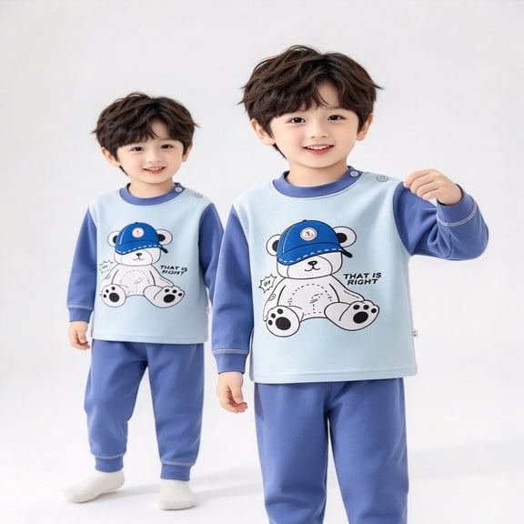 GXWEA Baby Boy Outfits Warm Long Sleeve Top And Comfortable Pants Boys Outfit Set Fall Winter