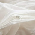 thumbnail image 4 of 3 Pieces Duvet Cover Set 100% Washed Cotton Linen Feel Super Soft Breathable Cozy Bedding Sets, 4 of 5