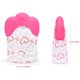 thumbnail image 5 of Manopla para la dentición, 2 piezas, guante para bebé, juguetes para morder estimulantes para niños y niñas, guante para la dentición para bebés de 3 a 6 meses (corazón bastante dulce, rosa) Xemadio WMZL-1058, 5 of 8