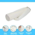thumbnail image 7 of LAMIRO Neck Roll Pillow for Neck Relief–Extra Dense Memory Foam Round Cylinder Bolster for Cervical Support, 7 of 7