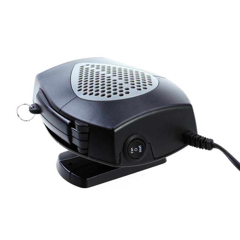  12V Car Defogger Defroster 2-in-1 Portable 150W 12 Volt Car Auto  Heater Cooling Fan Plug in Cigarette Lighter Fast Heating Windshield Window  Demister (Grey) : Electronics