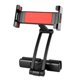 thumbnail image 1 of Soporte para teléfono y tableta para coche, soporte trasero retráctil, soporte trasero para teléfono, soporte trasero ajustable, soporte trasero, rojo, 1 of 5