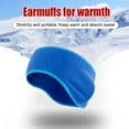 thumbnail image 4 of Wosthever Calentadores de orejas para exteriores, diademas para mantener el calor, protección cómoda para correr, esquiar, deporte, cubiertas para las Ciclismo Azul Wosthever OD020007-04B, 4 of 6
