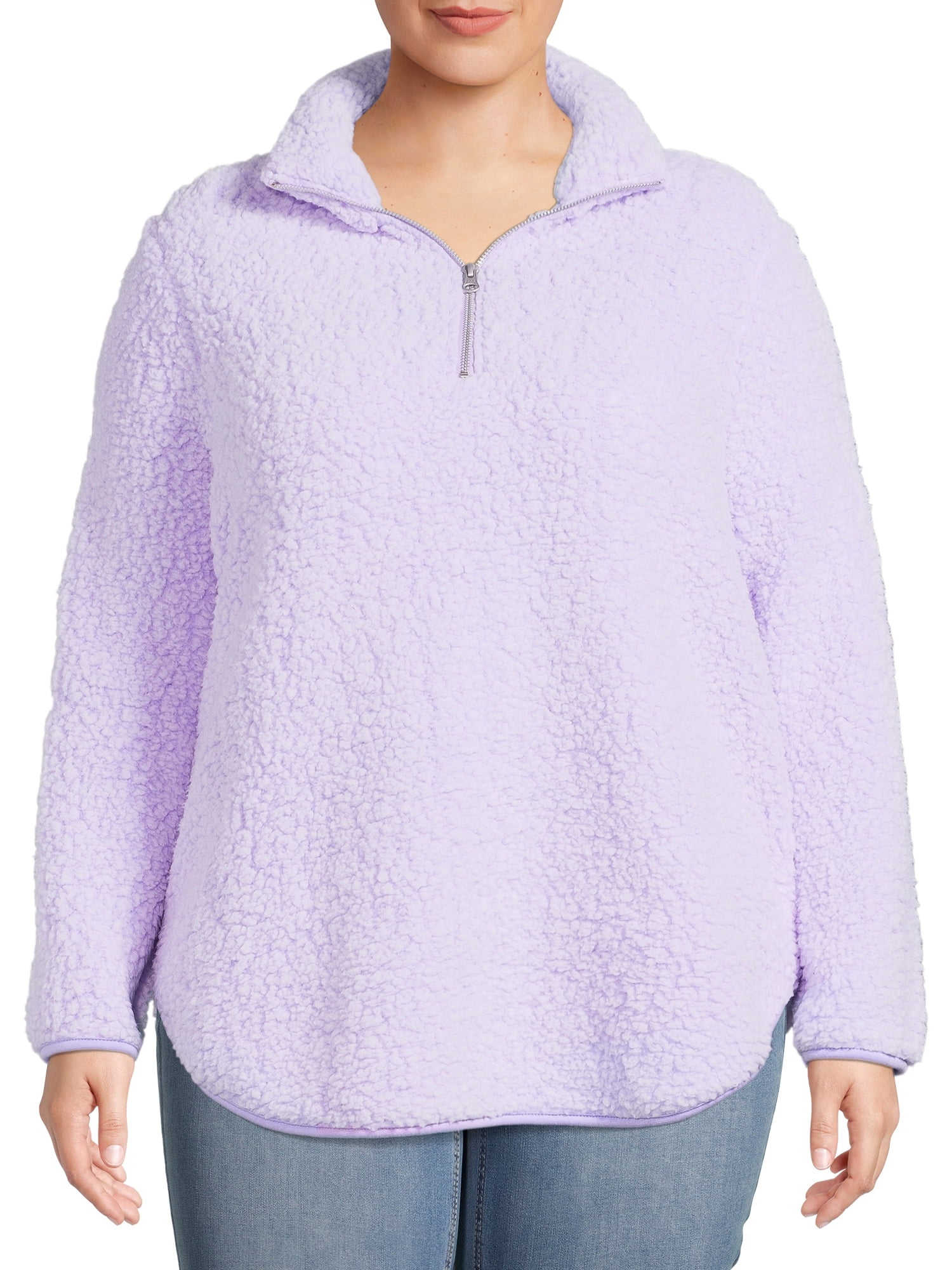 Fake sherpa pullover sale