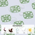thumbnail image 3 of Green Floral Plaid Tablecloth 60×84 inch Spring Summer, Waterproof Rectangular Table Cloth Washable, Stain Resistant Cloth Table Cover for Party Picnic Dinner Decor (Green Floral Plaid), 3 of 6