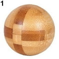 thumbnail image 4 of AYYUFE Wooden Kongming Lock Brain Teaser Puzzle Children Educational Game Toy, 4 of 8
