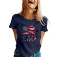 thumbnail image 2 of 250 Years 1776-2026 250Th T Shirts for Women Crew Neck Usa Flag Print Casual Fashion Y2K Tops Basic Loose Summer Short Sleeve Trendy Tees Spring 2026, 2 of 4