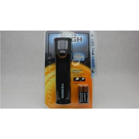 Daylite Tough Led Flashlight W/4-Aa Alkaline Batteries Duracell DAYLITE Black