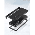 thumbnail image 2 of Compatible Samsung Galaxy Z Fold 4 Cas Articulé Étui Protecteur avec Intégré Protecteur d'Écran Tout Compris PC Dur à l'Épreuve des Chocs Étui Articulé, 2 of 4