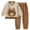 0-Coffee789, variant on WOYY Toddler Boys Flannel Warm Outfits Bear Long Sleeve Top Pants Sleepwear, Sizes 3-4T