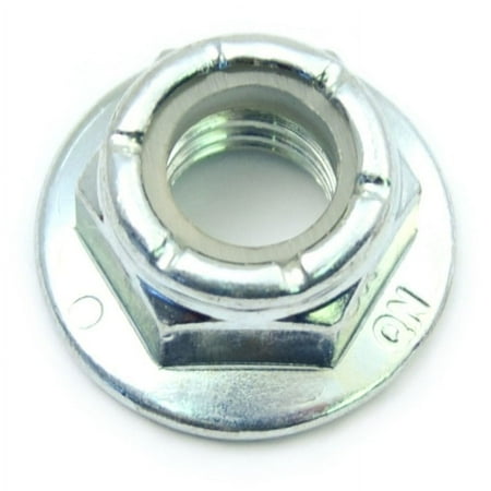

3/8 -16 Zinc Plated Grade 5 Steel Coarse Thread Flange Lock Nuts (12 pcs.)