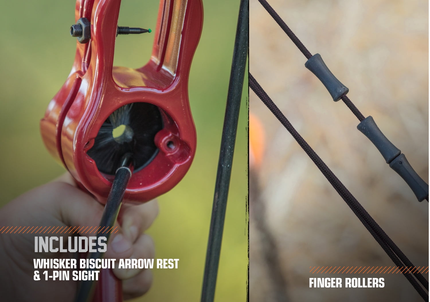 Bear Archery Flash Youth Bow Set for Ages 11+, Red