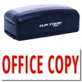 thumbnail image 1 of Large Pre-Inked Office Copy Stamp, Slim 1854, Ultra Slim Design, Impression Size 1-13/16" by 2-1/2", Up to 25,000 Impressions - Red Ink, 1 of 10