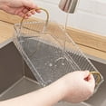 thumbnail image 6 of Hevirgo Metal Handle Makeup Organizer Makeup Storage Tray with Metal Handle Capacity Countertop Organizer for Neat Organized Cosmetic Storage for Bathroom, 6 of 8