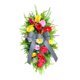 thumbnail image 2 of Floral Teardrop Swag Flor artificial Guirnalda Decoración de pared Decoración Puerta Swag Guirnaldas Primavera Verano para celebración navideña, 2 of 9