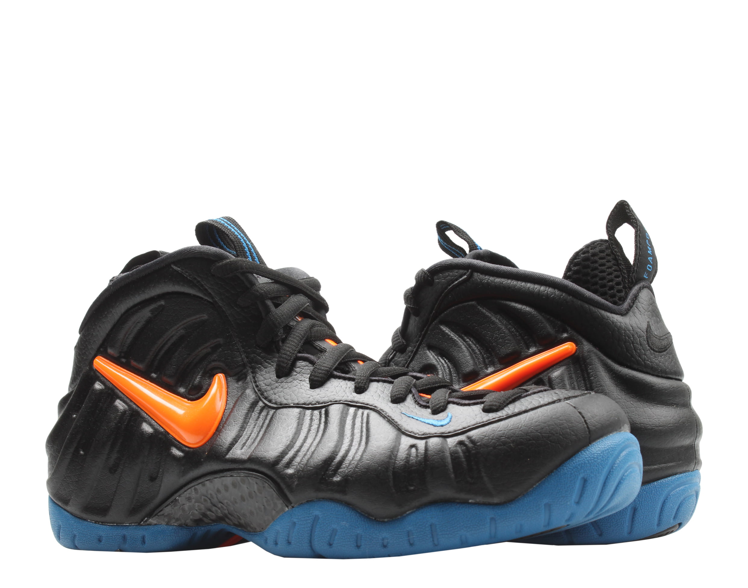 Nike Air Foamposite Pro Knicks Black/Orange Men's Basketball Shoes  624041-010 