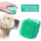 thumbnail image 1 of Silicone Pet Bathing Brush with Shampoo Dispenser for Dogs and Cats Massaging Scrubber Washing Tool, 1 of 5