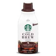 Starbucks Coconut Chocolate Naturally Flavored, Bottled Cold Brew Coffee Concentrate Drink, 32 oz