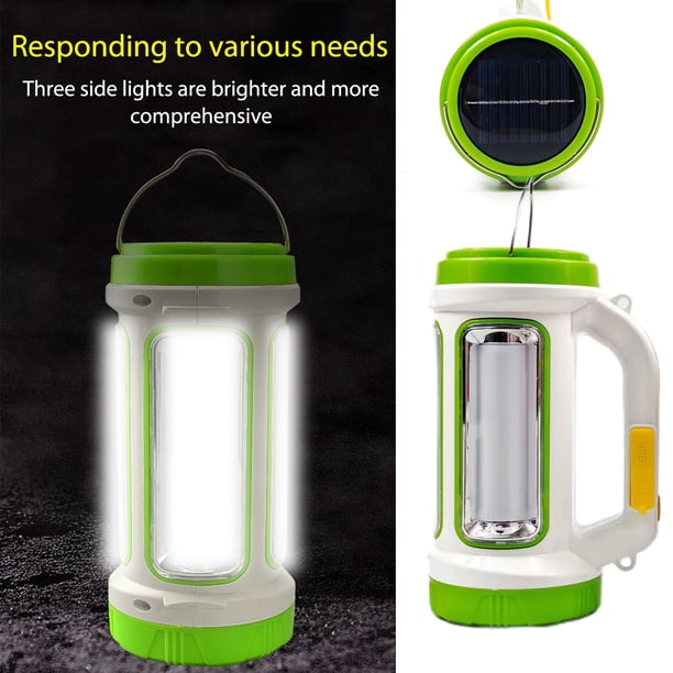 Luz de inspección de coche solar LED/COB 800-1000LM IP44 impermeable para senderismo pesca Hugtrwg Para estrenar