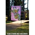 thumbnail image 4 of Toland Home Garden Neon Giraffe Giraffe Flag Double Sided 12x18 Inch, 4 of 5