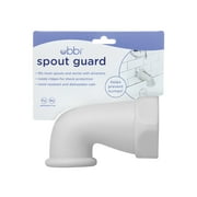 Ubbi Baby and Toddler Bathtub Spout Cover, Bath Time Faucet Safety Guard, Gray, Silicone, Count per pack 1, Adjustable Mount Type