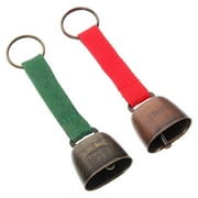 Backpack Single Speed Car Accessories Hanging Bear Bell Metal Bells Cloth Iron Wind Camping Travel Pet 2 Pcs
