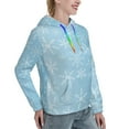 thumbnail image 6 of Haiem Snowflake Snowing for Women's Fashion Hoodies & Sweatshirts with Kangaroo Pocket,Hooded Sweatshirt with Eye-catching Drawstrings-XX-Large, 6 of 7