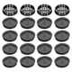 thumbnail image 1 of Uxcell 40Pcs 50mm/2in Ventilaciones de Aire Circulares, Cubierta de Ventilación Soffit Negra, 1 of 5