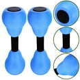 thumbnail image 4 of MLINS EVA Dumbbells for Fitness Use Blue Comfortable Grip Great for Home Gym and Travel 0.9kg Each, 4 of 8