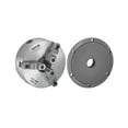 thumbnail image 1 of VEVOR 8 Inch 3-Jaw Self-Centering Lathe Chuck with 2 1/4 in-8 Threaded Backing Plate, 1 of 9