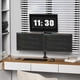 thumbnail image 2 of Soporte Triple Monitor WALI Negro Ajustable para Tres Pantallas de hasta 27 Pulgadas y 10 kg por Bra, 2 of 9