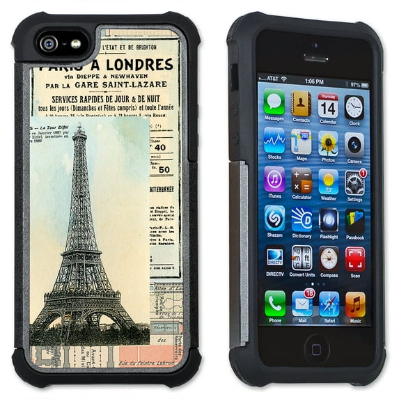 Apple iPhone 6 Plus / iPhone 6S Plus Cell Phone Case / Cover with Cushioned Corners - Paris