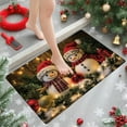 thumbnail image 4 of Loyerfyivos Christmas Welcome Decorative Doormat Christmas Gnome Door Mat Non Slip Rubber Backing Floor Mat Seasonal Winter Holiday Front Porch Rugs for Outdoor Indoor Entrance, 24 x 16 Inch, 4 of 6