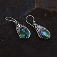 thumbnail image 2 of Abalone Shell 925 Sterling Silver Flower Dangle Drop Earrings Jewelry Gifts for Women Birthday Gifts, 2 of 6