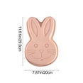 thumbnail image 3 of Linnome Easter Bunny Cake Mold Baking Tool Chocolate Mold Spring Home Kitchen Easter Holiday Baking Supply Decor, 3 of 8