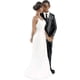thumbnail image 1 of ToppRV de pastel de novia y novio, toppRV de pastel de pareja negra, toppRV de pastel de novia y novio negro, toppRV de pastel de fiesta de boda, figuritas de fiesta de boda (pareja africana), 1 of 1