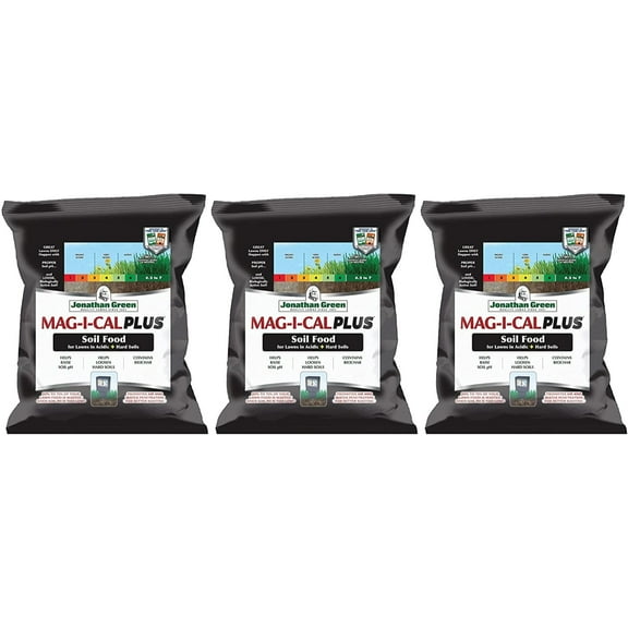 Jonathan Green Lawn Fertilizer Mag-I-Cal Plus - Natural Granules - Pack of 3