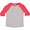 Red, variant on 7 ate 9 Apparel Women's Bride Baseball Tee - Small