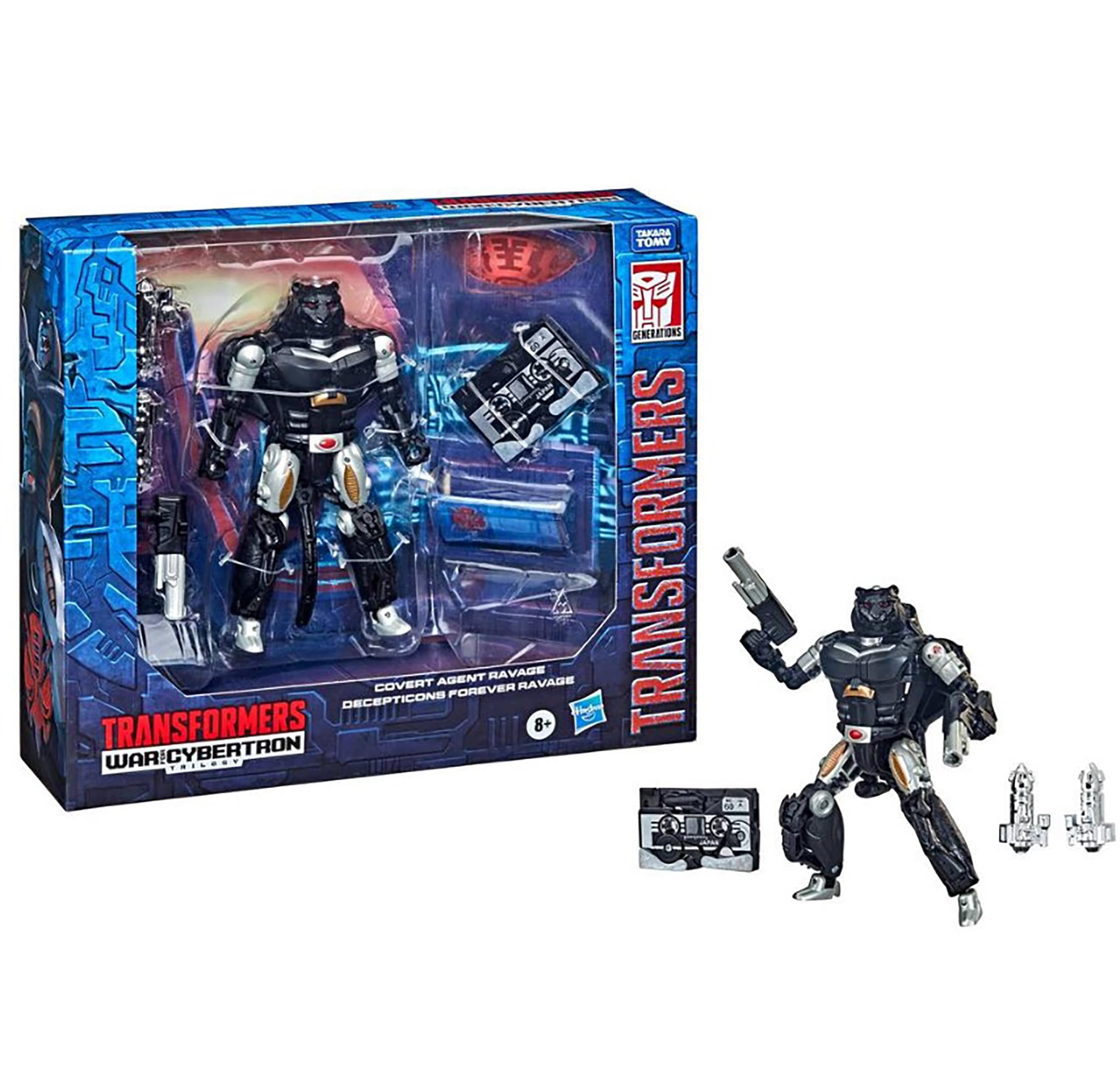 Transformers Deluxe Covert Agent Ravage & Micromaster Decepticons