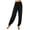 Black, variant on Sngxgn Women Stretch Pants Casual Work Lounge Pant Fashion Button Office High Waist Straight(Coffee,XXL)