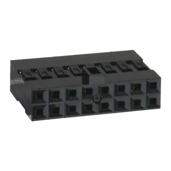 69176-016LF Connectors 16 Rectangular - Housings Receptacle Black 0.100 (2.54mm)